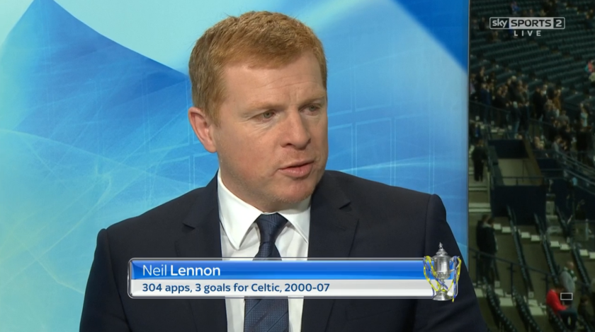 Neil Lennon (Old Firm Rangers v Celtic - 17th April 2016)
